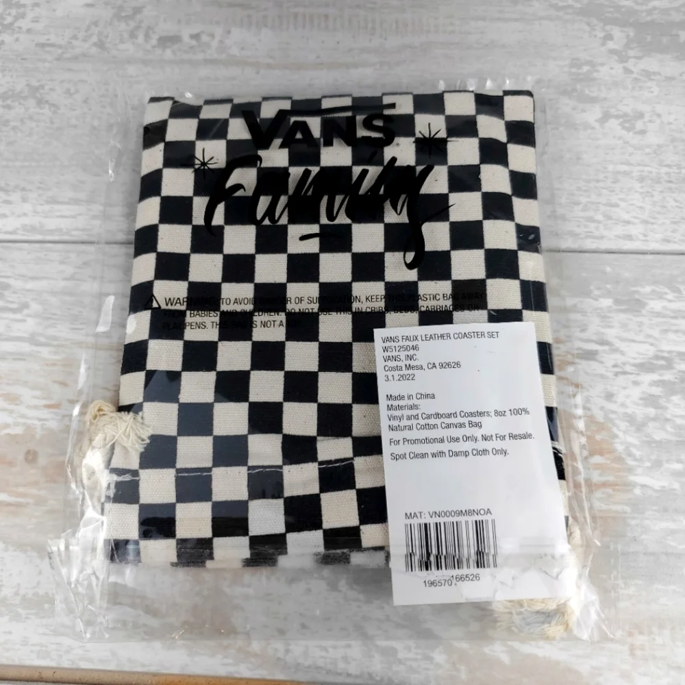 Vans Family Leather Coaster Set - Picture 5 of 5